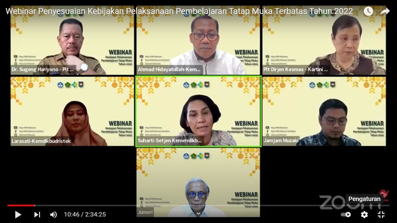 Pemerintah Luncurkan SKB 4 Menteri untuk Pelaksanaan Pembelajaran Tatap Muka Terbatas Tahun 2022